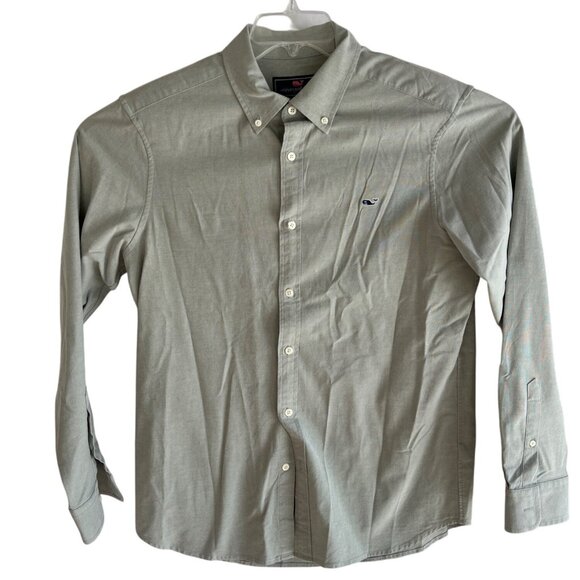 Vineyard Vines Other - Vineyard Vines Classic Fit Whale Shirt M Cotton/Spandex Mens Long Sleeve Button-